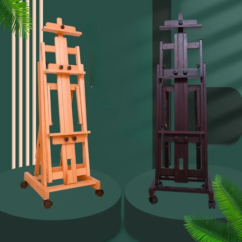 Dual-purpose oil painting stand, drawing board set, folding real estate advertising display easel