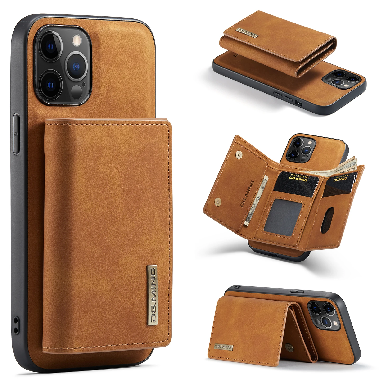 

Чехол-кошелек для iPhone 14 Plus, 13, 12, 11 Pro Max, Xs, XR, X, 7, 8, SE, 2022 искусственная кожа, 2 в 1, съемный чехол для телефона с держателем для карт