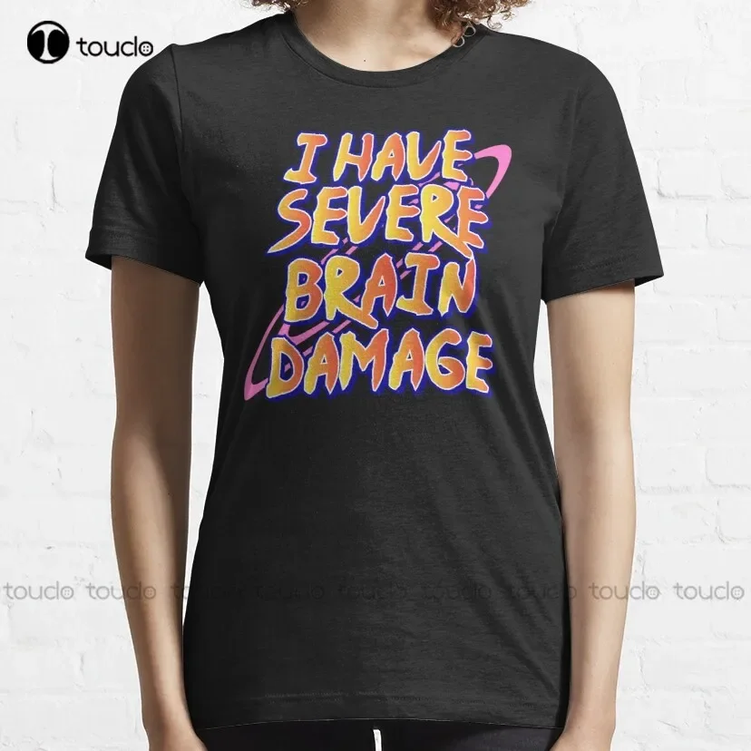 Brain Damage Classic T-Shirt Shirt Printing Custom Aldult Teen Unisex Digital Printing Tee Shirt Xs-5Xl Fashion Funny New Cotton