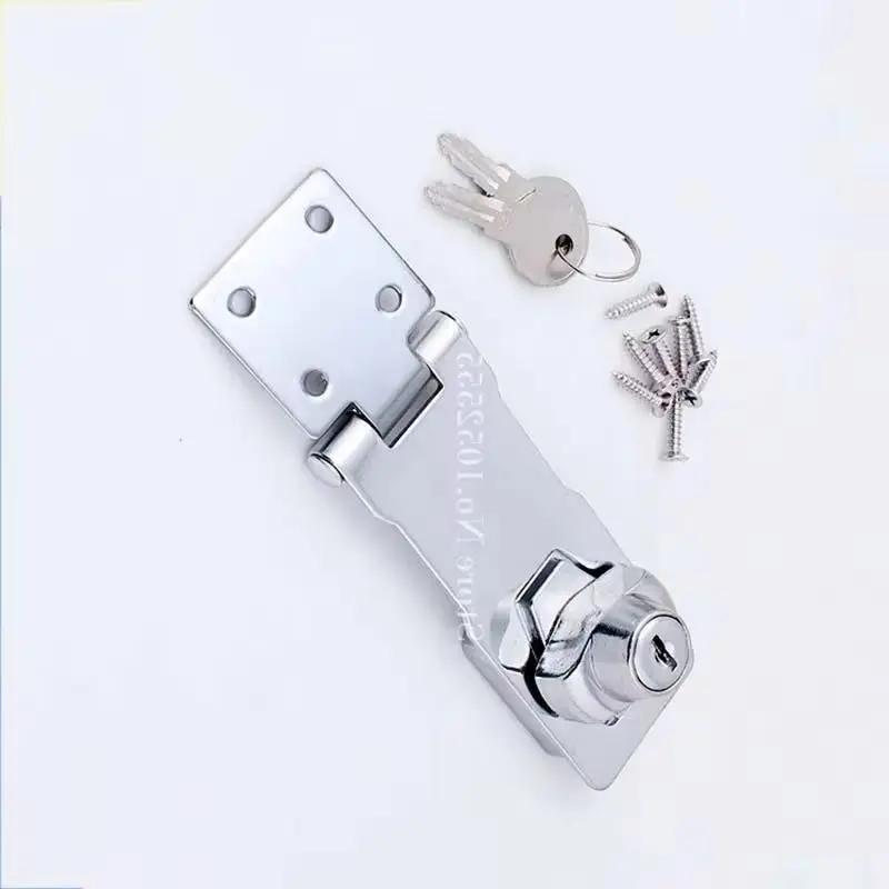 New 2PCS Drawer Cabinet Locks Cupboard Drawer Box Cabinet Door Lock Latches Door Closet Hasp Lock Keys Alike/Keys Different