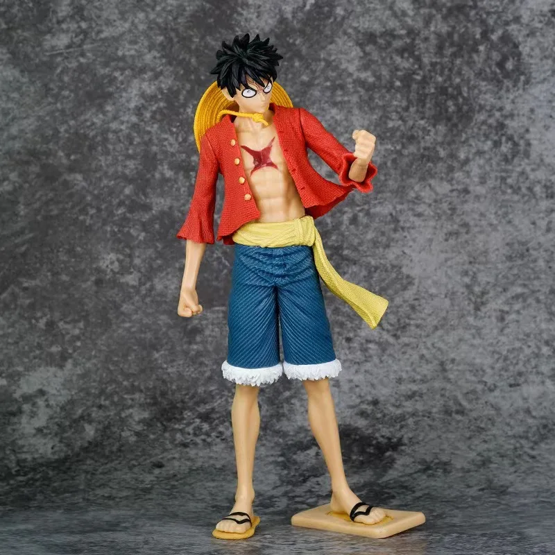 

One Piece Gk 31cm Garage Kit Fantasy Monkey D Luffy Pvc Model Ornaments Monkey D Luffy Scenery One Piece Gift Collection Gift