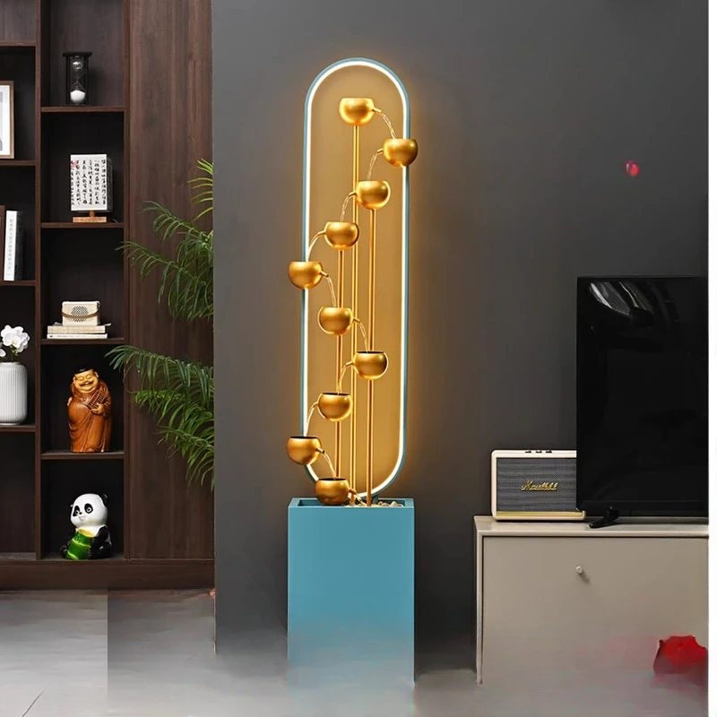 Flowing water ornaments Modern and simple circulating water living room