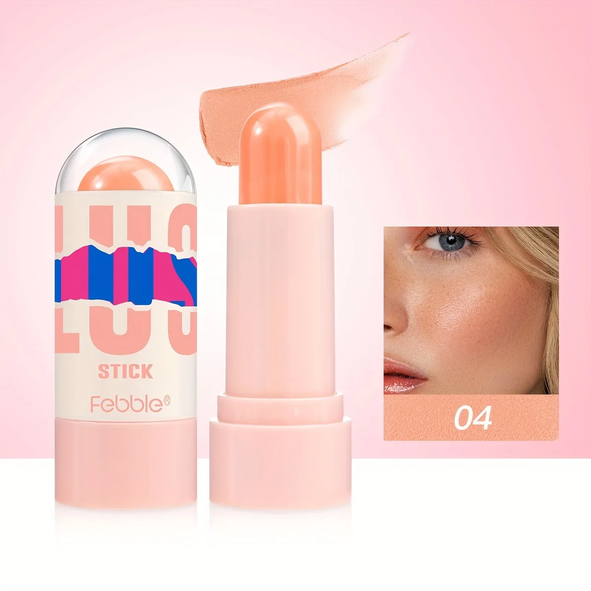 Fard in stick multiuso Fard liquido impermeabile naturale e duraturo facile da applicare Fard in crema per trucco