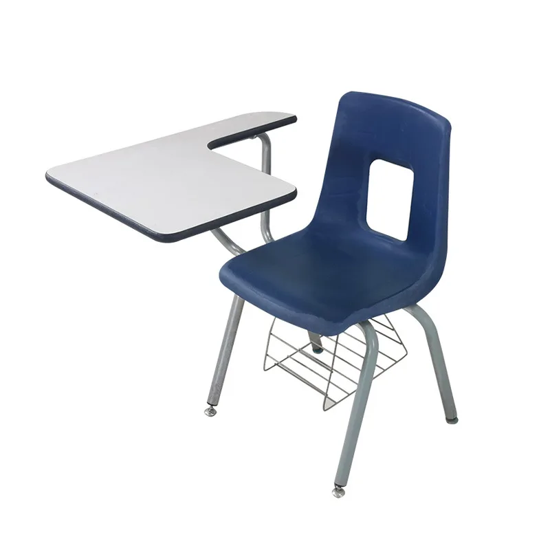 Conference folding training chair table board home student computer chair staff class office chair with writing board