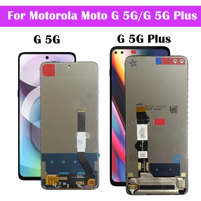 100% Test For Motorola Moto G 5G /G 5G Plus LCD Display + Touch Screen Digitizer Assembly Screen Replacement Free Shipping