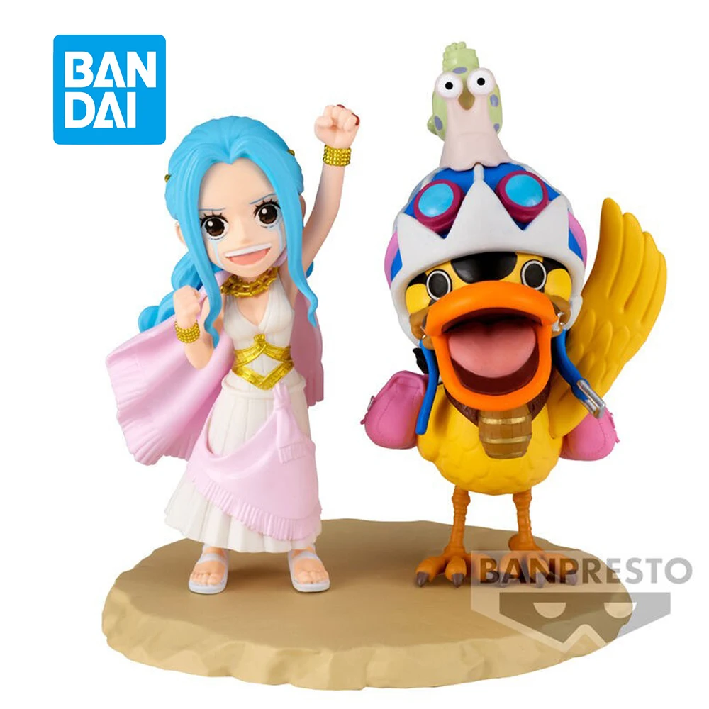 Original Banpresto WCF One Piece Carue Nefertari Vivi World Collectable Figure Anime Model Toys Kawaii Doll Collectible Gift 7Cm