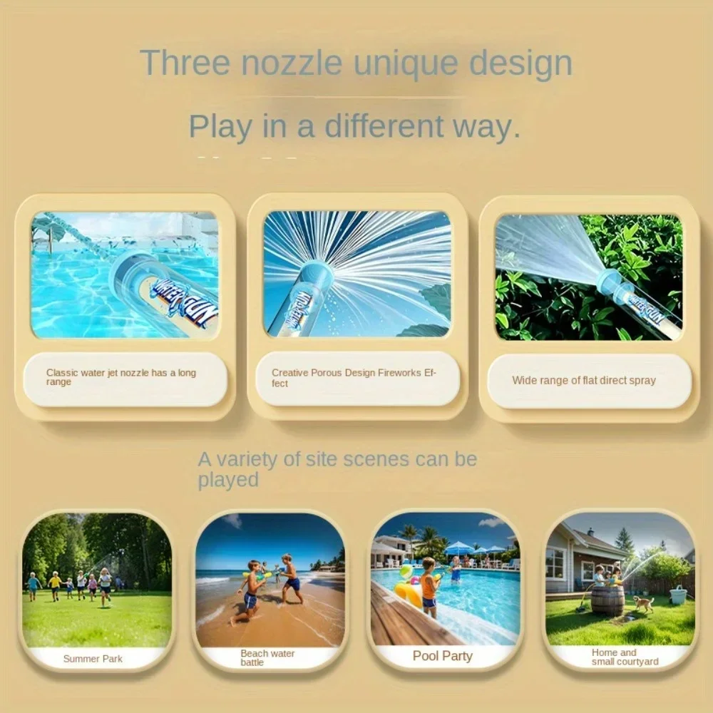 انتهازي نوع متعة الألعاب النارية المياه النفاثة رذاذ لعبة الألعاب النارية مدفع المياه رش المياه مهرجان الدعامة في الهواء الطلق الترفيه لعب المياه اللعب #6