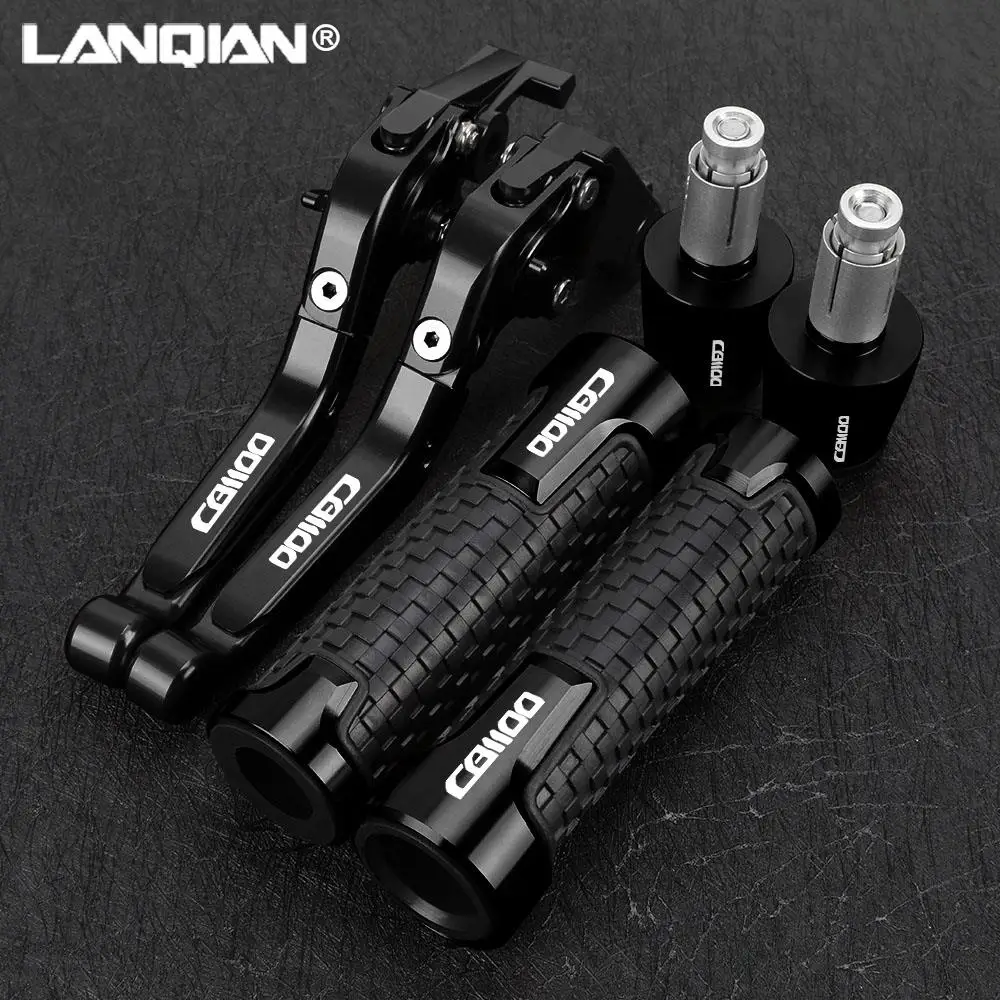 

Motorcycle Aluminum Extendable Brake Clutch Levers Handlebar Hand Grips ends For HONDA CB 1100 CB1100 GIO 2013 2014 2015 2016