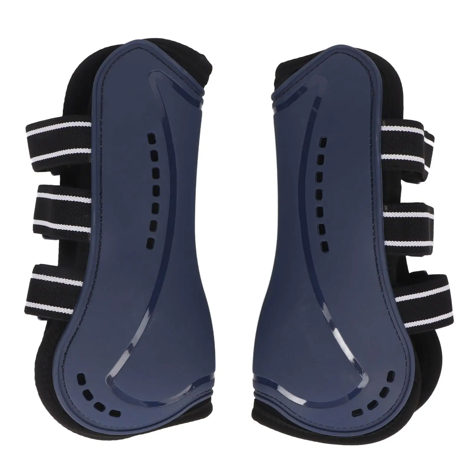 1 Pair Front Leg Horse Boots + Shock Absorption + Protective Lightweight Protector for jumping Training