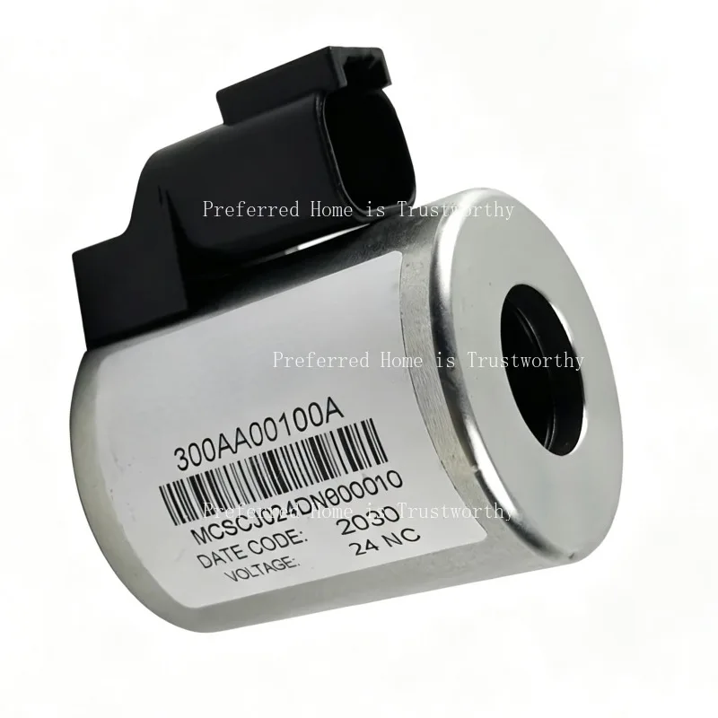 Suitable for 1Pc Hydraulic Solenoid Valve Coil 300AA00082A 300AA00102A 300AA00142A, DC24V Replacement Electromagnetic Coil