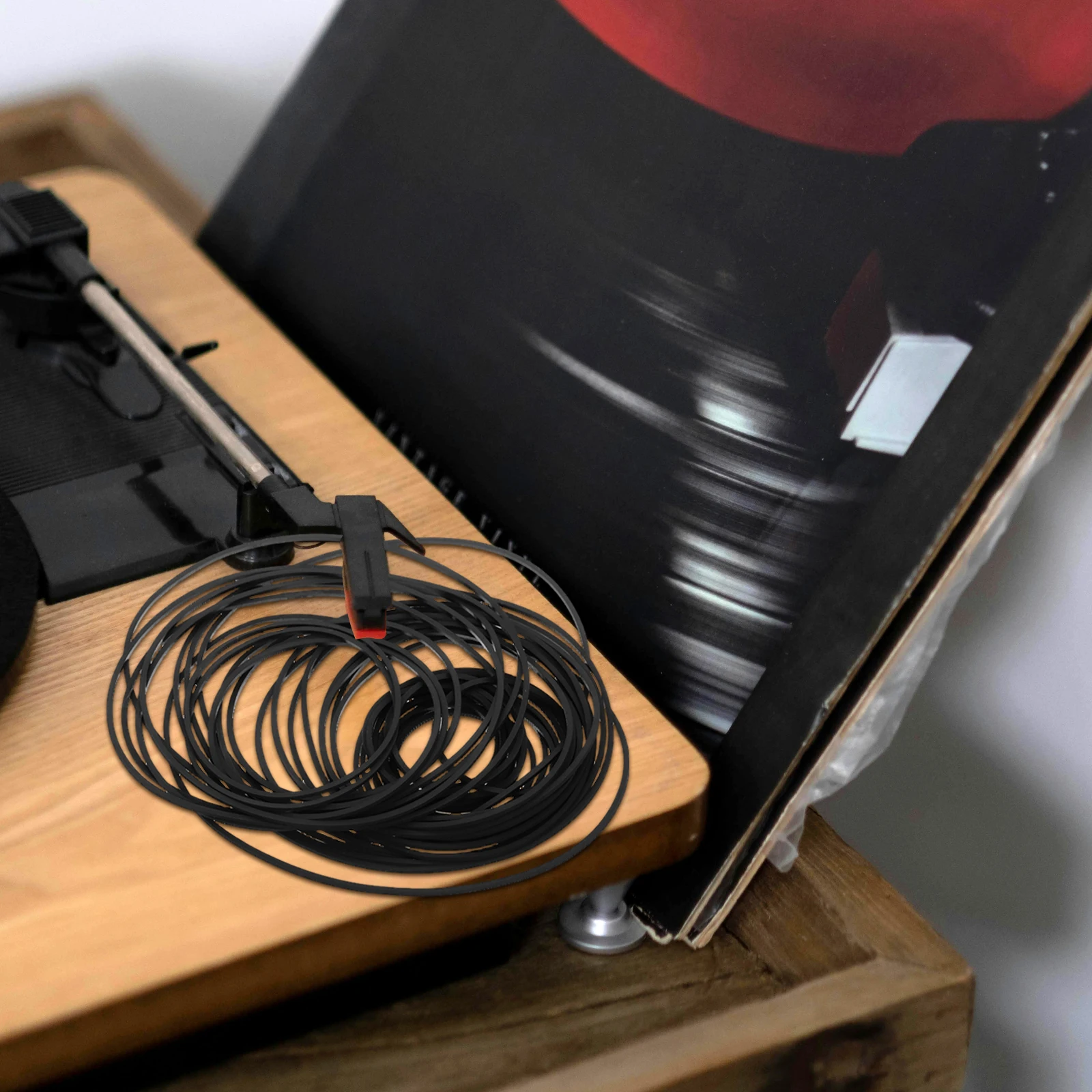 

50 Pcs Tape Recorder Belt Turntable Replacement Cassette Repair Kit Player Belts Micro Cassettes Tapes Microcassette