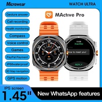 2024 Microwear Ma27 Watch 7 ULTRA SmartWatch Smart Watch For Men WOMEN  GPS translation 47mm Compass Sport Watch BT Call ChatGPT