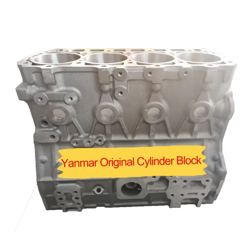 Engine Parts 4hk1 Cylinder Block 3tn84 Hydraulic Cylinder Block 3tn84 Used Engine Cylinder Block For YANMAR