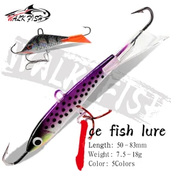WALK FISH 7.5g 9g 10.5g 18g Winter Ice Jig Fishing Lure Fake Lure Artificial Bait Lure Balancer For Fishing Carp Pike Perch