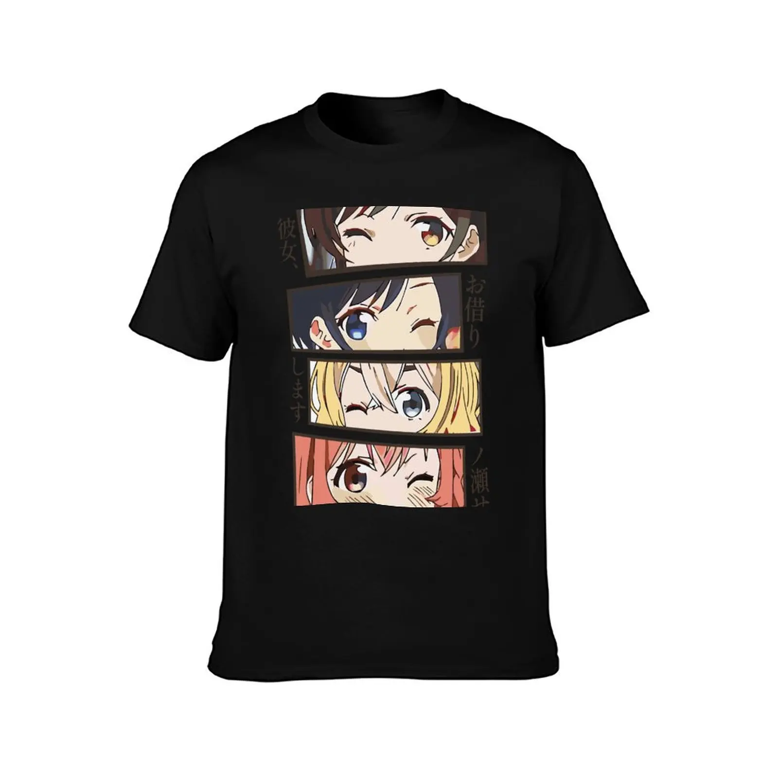 Chizuru eyes - Rent A Girlfriend season 2 camiseta para hombres, figuras de anime, moda coreana, niños blancos, ropa vintage