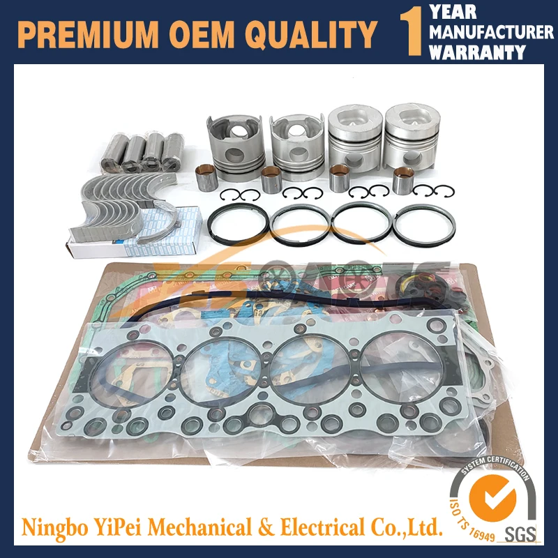 

4BD1 4BD1T Overhaul Rebuild Kit For ISUZU Engine 3.9L