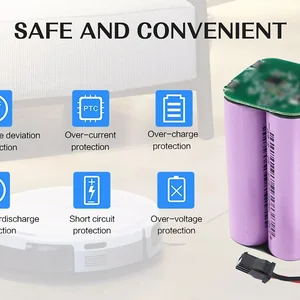 Li-ion battery for excellence Conga, Ecovacs Deebot, N79s, N79, DN622, Robovac Eufy, 11, 11, 12, 35C, X500, 4s1P, 14.4V, 6800mAh 8 Main Sales Battery Conga Excel 990 - №6