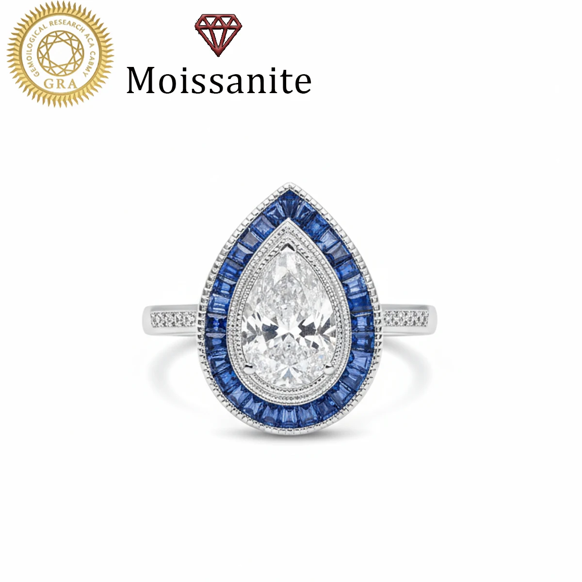 

A Women's Wedding Ring, Poetic Ring for Women, 3.8g S925 Silver, 2 Carat Moissanite, Bohemian, Palace Style, Luxurious Proposal, Engagement, Wedding, Thanksgiving, Mother's Day, Anniversary Gift, Comes with Moissanite Certificate and Exquisite Gift Box Pa