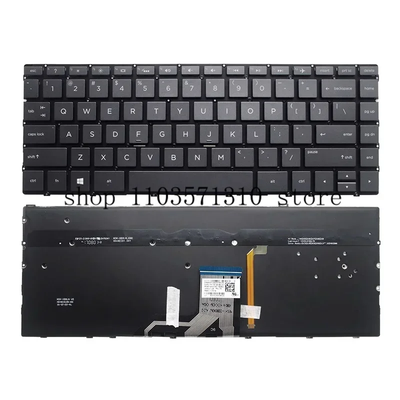 

US Keyboard With backlight for HP Spectre 13-AC 13-ac000 x360 13t-ac000 13-ac0xx 13-ac023dx 13-ac033dx 13-ac063dx