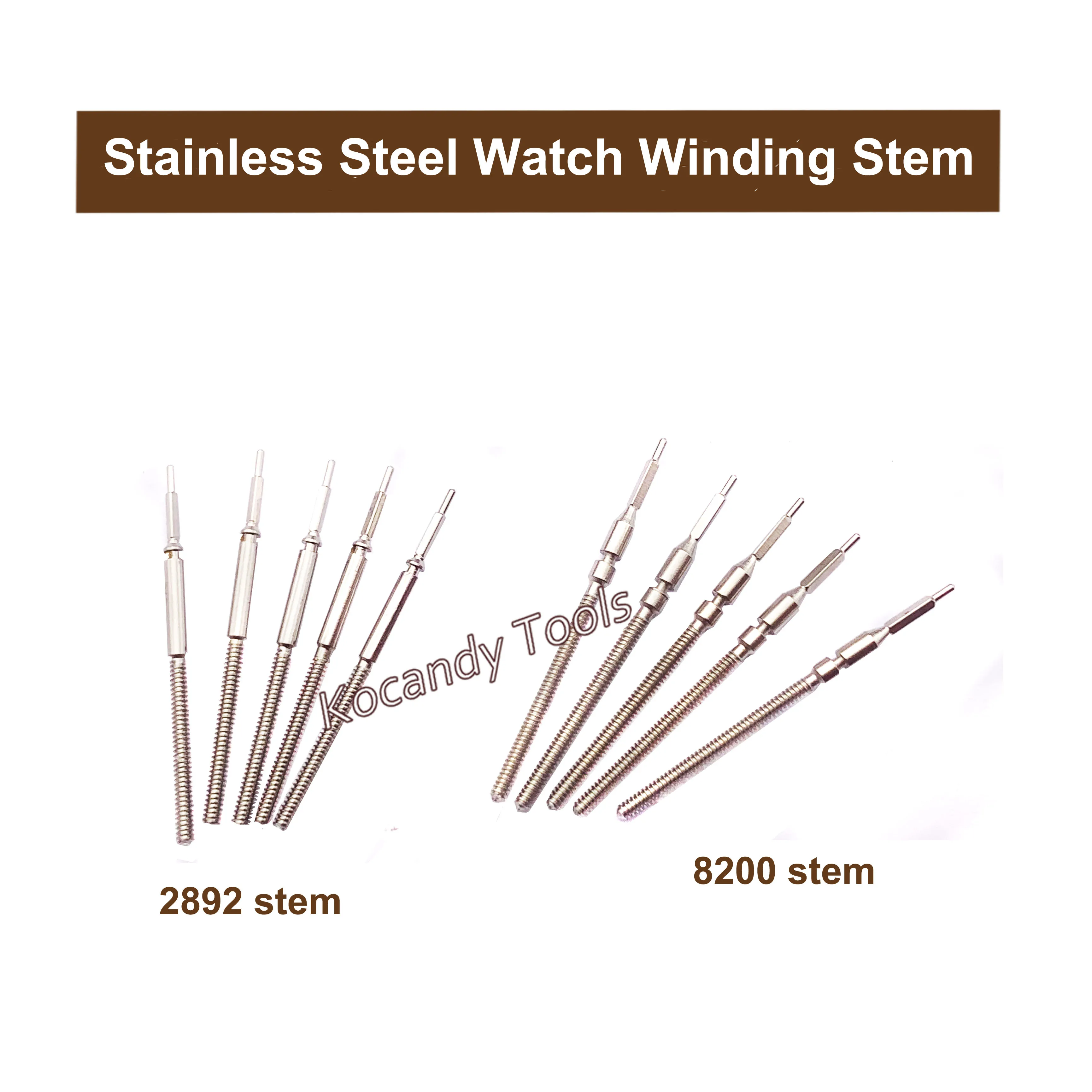 10 Types Watch Extension Rod Bar Watch Winding Stem Extender for 2035 2671 Movement Watch Crowns Stems Tube Watch Repair Tool