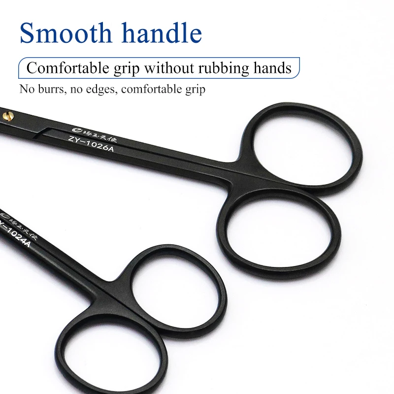 医療外科はさみステンレス鋼厚いストレート先端肘ラウンド肘アーク組織ナースステッチ除去はさみ PC