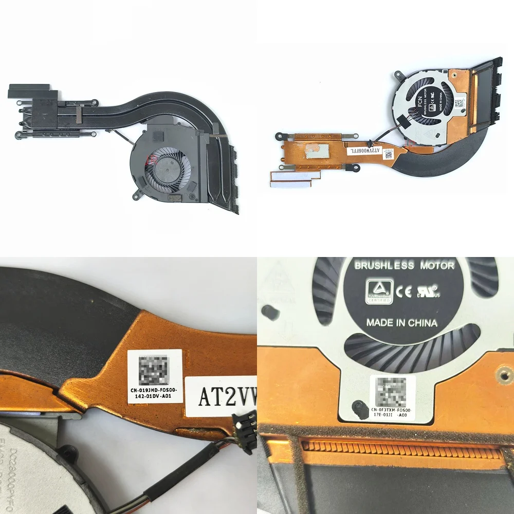 新しいラップトップ冷却ファンアセンブリ-dell-latitude-5411-14-インチ-019jhd-0f3txm-交換部品ノートブック-pc-ラップトップ用