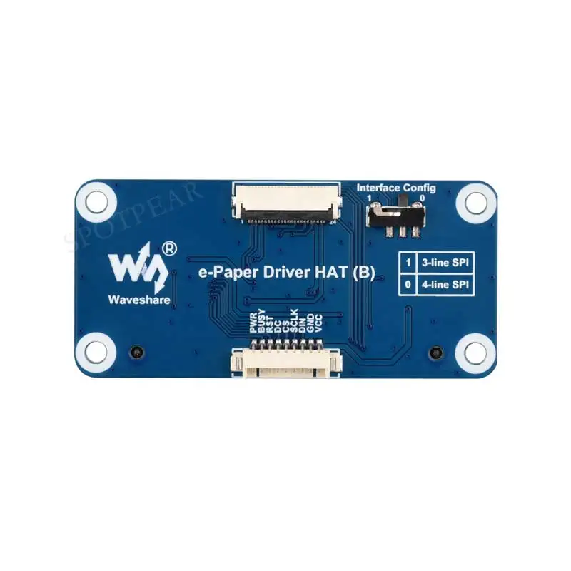 Raspberry Pi 7.5 inch e-Paper link (H) RYBW 800x480 For Arduino / Jetson Nano / STM32