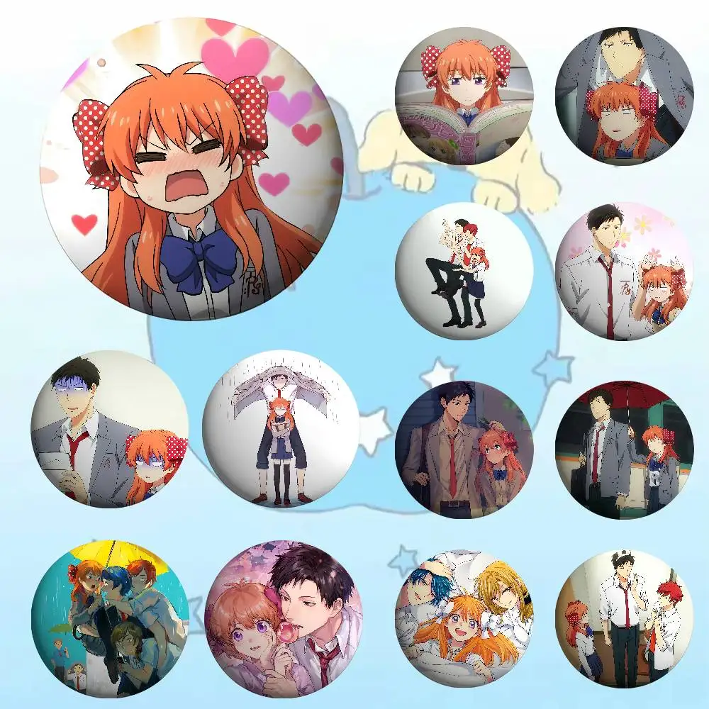 

Monthly Girls Nozaki Kun Badges Fans' Cartoon Lapel Pins Brooch Emblem Trinkets Gifts Folks Backpack Decor Jewelry Pieces