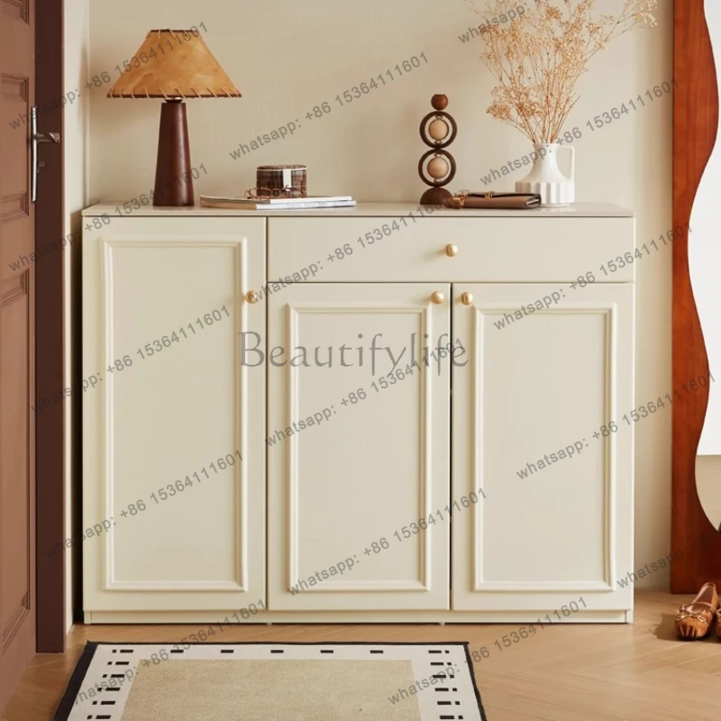 Mueble Zapatero de Almacenamiento, Estilo Nórdico, Sistema de Armario de Madera, Zapatero, Mueble de Cocina, Estilo Italiano Minimalista, Gabinete, Muebles para el Hogar
