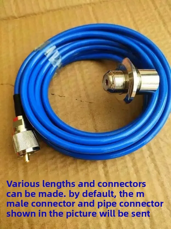 MIL-SPEC 50-3 Super Flexible Teflon Coaxial Cable – Silver-Plated Copper Low Loss RF Feeder Line for Mobile Radio & Antenna