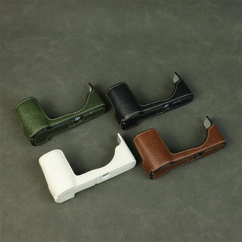 

For Olympus PEN E-P7 micro-single camera bag, protective leather case ep7 handle base case