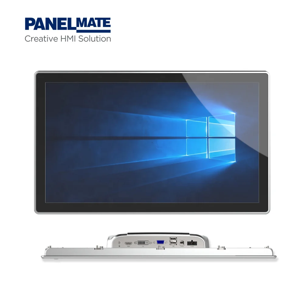21.5 Inch Full HD Codesys Industrial HMI Panel PC Fanless Panel PCs Resistive Screen