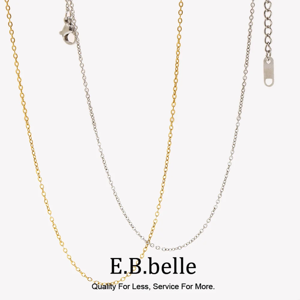 ebbelle-Простая-массивная-цепочка-из-нержавеющей-стали-ожерелье-без-тускнения-О-образная-цепочка-ювелирные-аксессуары-для-женщин