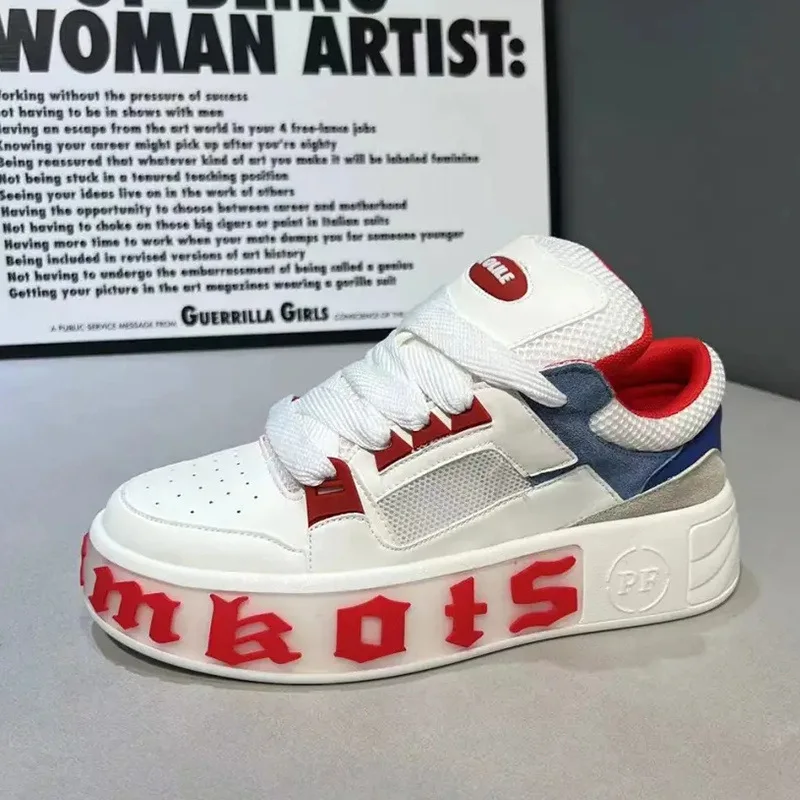 

Весенне-осенние мужские новые кроссовки для спорта и отдыха на открытом воздухе для пар, удобная дорожная обувь на толстой подошве