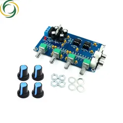 XH-M164 NE5532 Stereo Pre-amp Preamplifier Tone Board Audio 4 Channels Amplifier Module 4CH CH Control Circuit Telephone Preamp