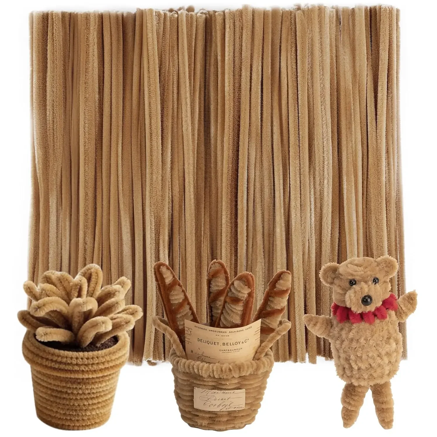 100Pieces Brown Root Twister DIY Handmade Festival Decoration Handmade Accessories Craft Supplies