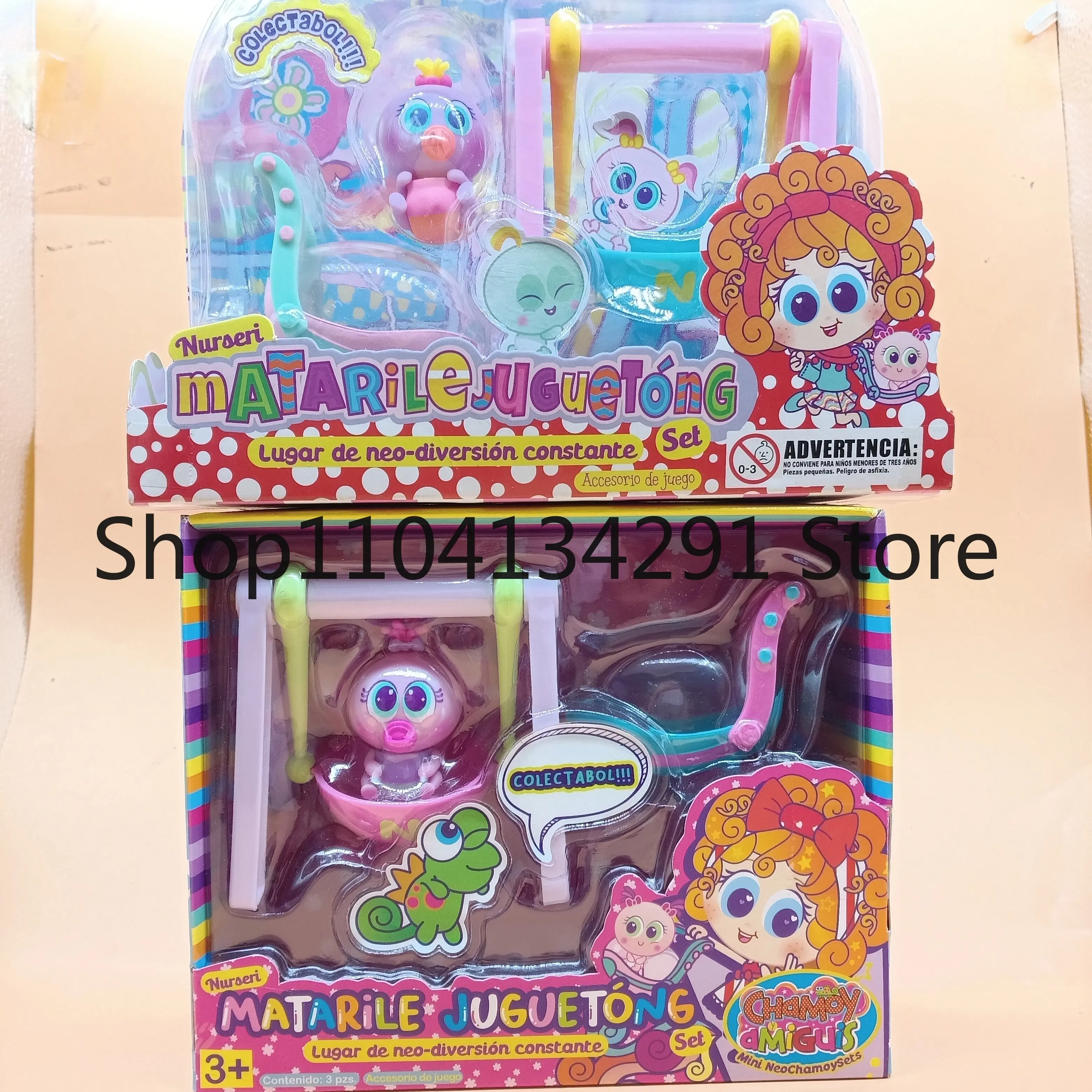 

Original Distroller Ksi-Kitsito Doll Accessory Set: Diapers and Decorations – Role-Playing Gift Toy Set