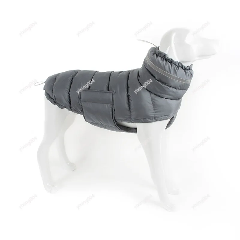 Thick Warm Pet Outfit, High Filling Winter Coat for Slim Body Medium Large Dogs Whippet
