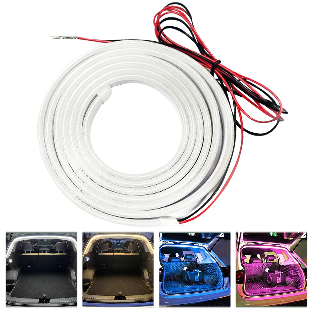 Car Trunk Light Strip Universal Car Trunk Lighting Automatic Sensor LED Strip Lights Trunk Atmosphere Light