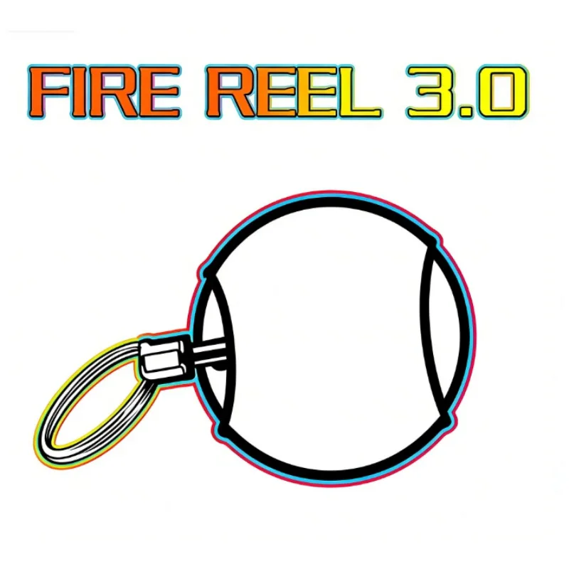 Flame Reel 3.0 Magic Trick – Produce Flash & Appearance Illusion for Magician Stage Prop Professional Magician Accessory Gimmick