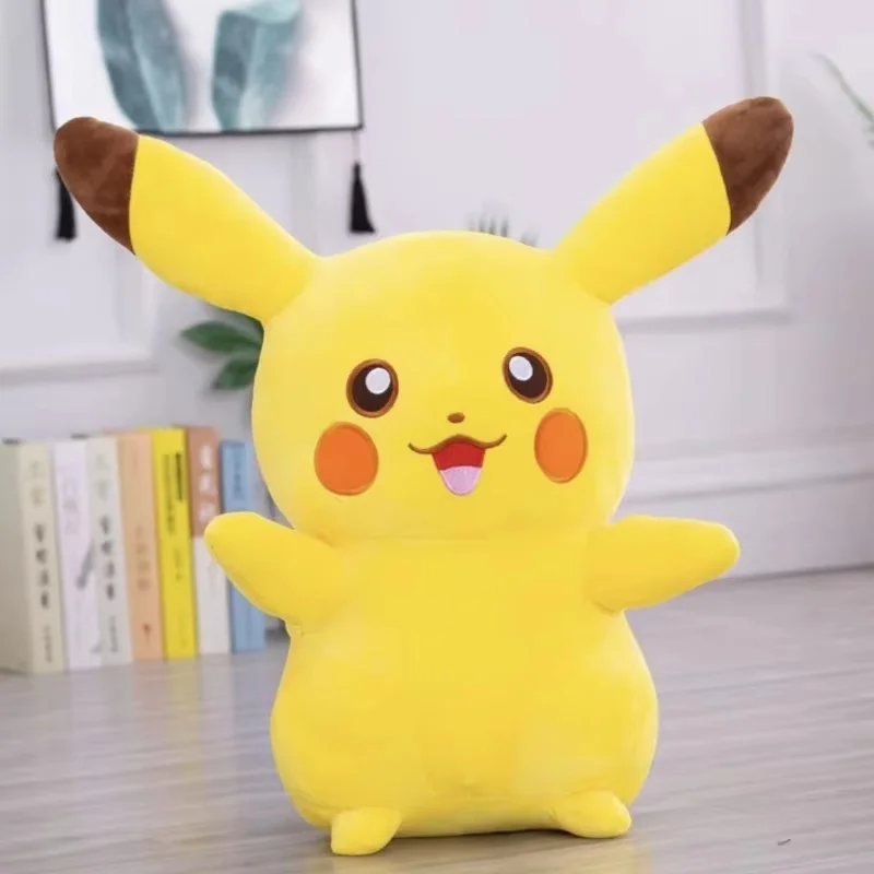 Nuovo 45 centimetri Anime Pokemon Pikachu Peluche Del Fumetto Eevee Pokémon Morbido Peluche Bambola Kawaii di Grandi Dimensioni Divano Cuscino Straccio Regali Di Compleanno