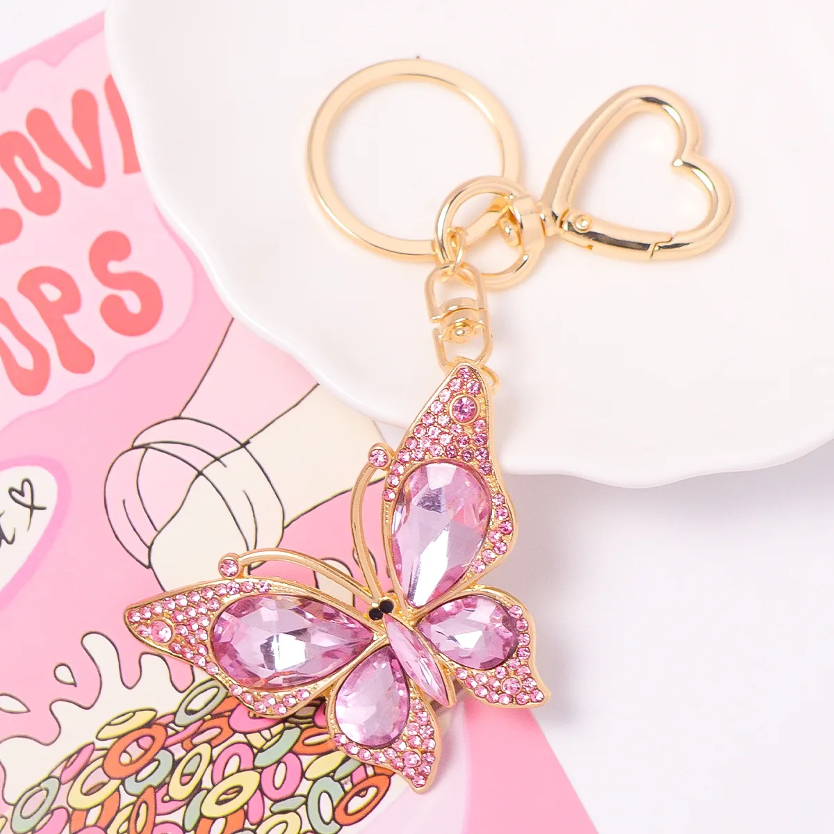 Custom Photo Keepsake Box Luxury Jewelry Gift Set Heart Locket Necklace Metal Butterfly Bookmark Soap Rose Flower Present Case