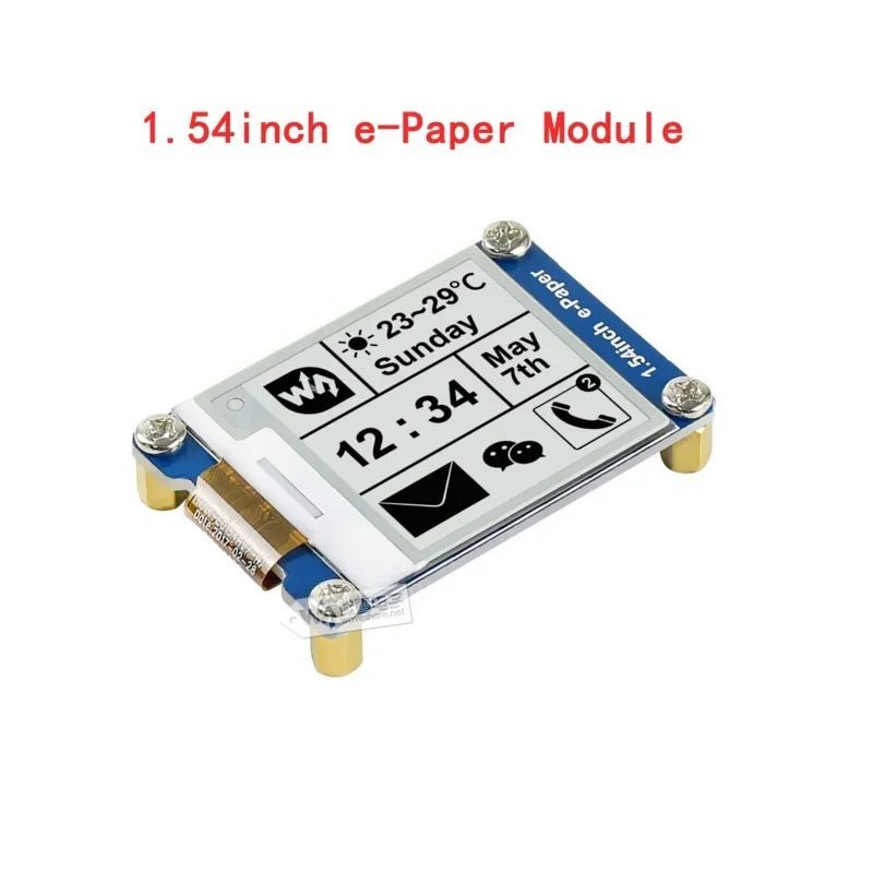 

1,54 дюймовый SPI E-Ink EPaper E Paper, Комплект модуля экрана дисплея для RPI Raspberry Pi Zero 2 WH 2 W 3B Plus 3 Model B 4 4B 5