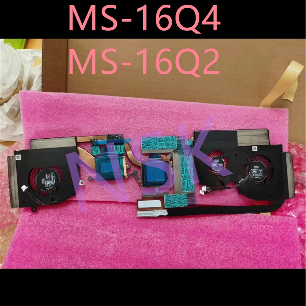 Original MS-16Q4 MS-16Q2 FOR MSI GS65 GS75 CPU Graphics Heatsink Cooling Fan Heat Spreader FAN  100% Test OK