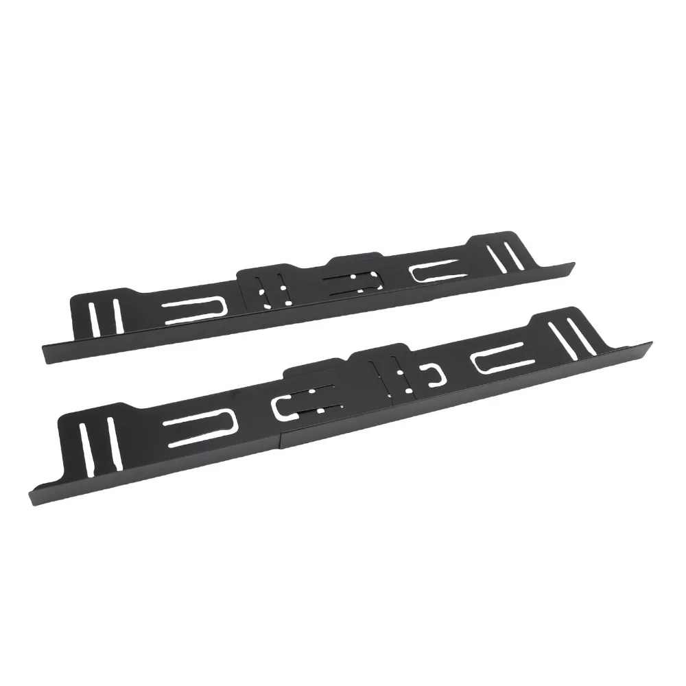 2 Pairs Stainless Steel Stove Gap Cover Black Silver Retractable Stove Gap Filler Adjustable Length Heat-Resistant