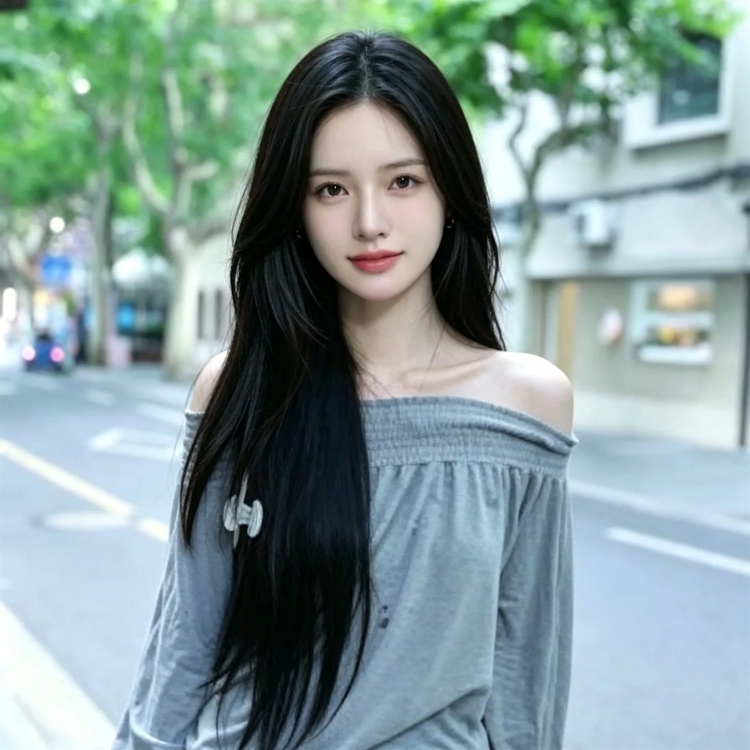 Straight Wig 30 Inch 2 Dark Brown Heat Resistant Synthetic Wig For Women With Side Bangs
