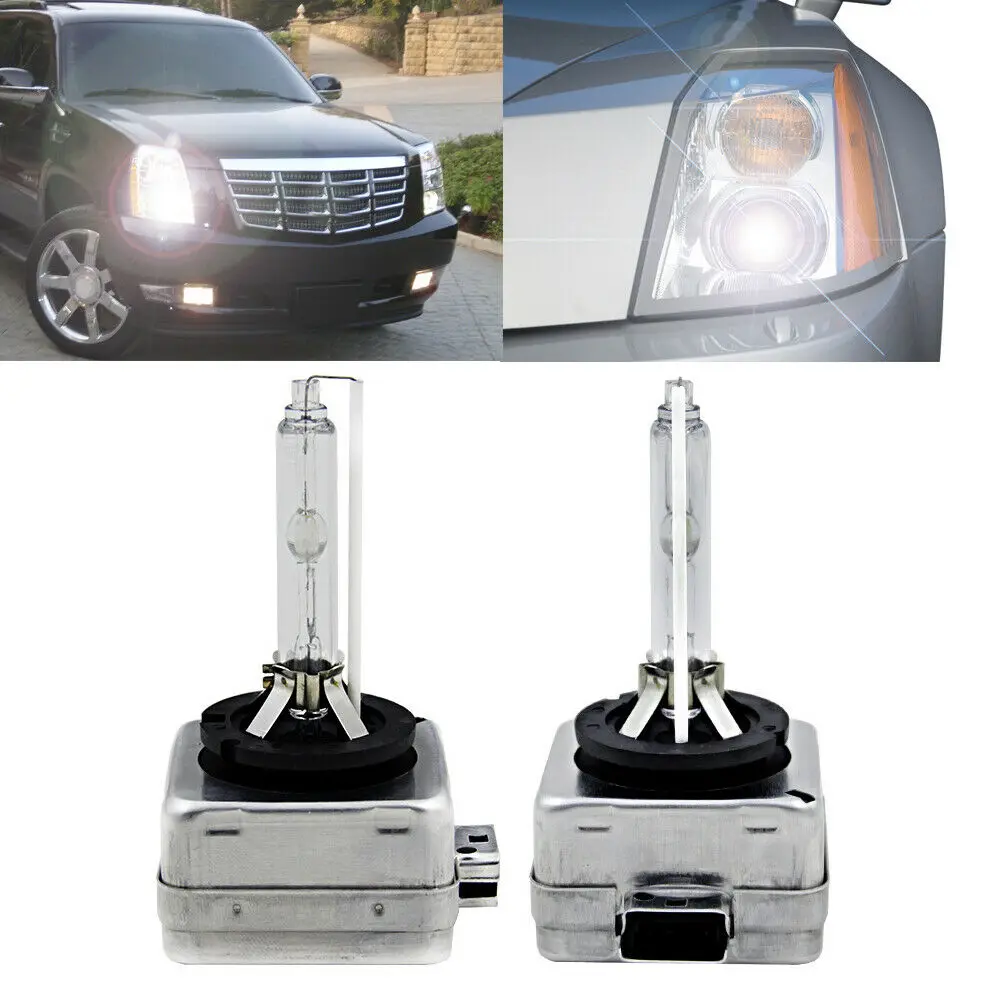 

Передние HID фары 6000K для Cadillac Escalade 2007-2014, низкие и высокие, 2 шт.