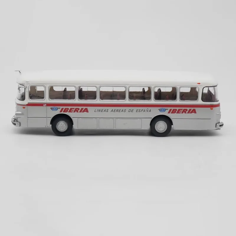 Diecast 1:43 Scale  Comet 5601 Iberia Bus Alloy Vehicle Model Finished Simulation Collection Decoration Gift Toys Display