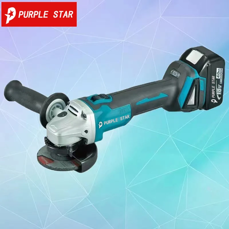 brushless lithium electric angle grinder maquina de corte recarregavel alta potencia polimento para makita 18v 125 mm dga404 01