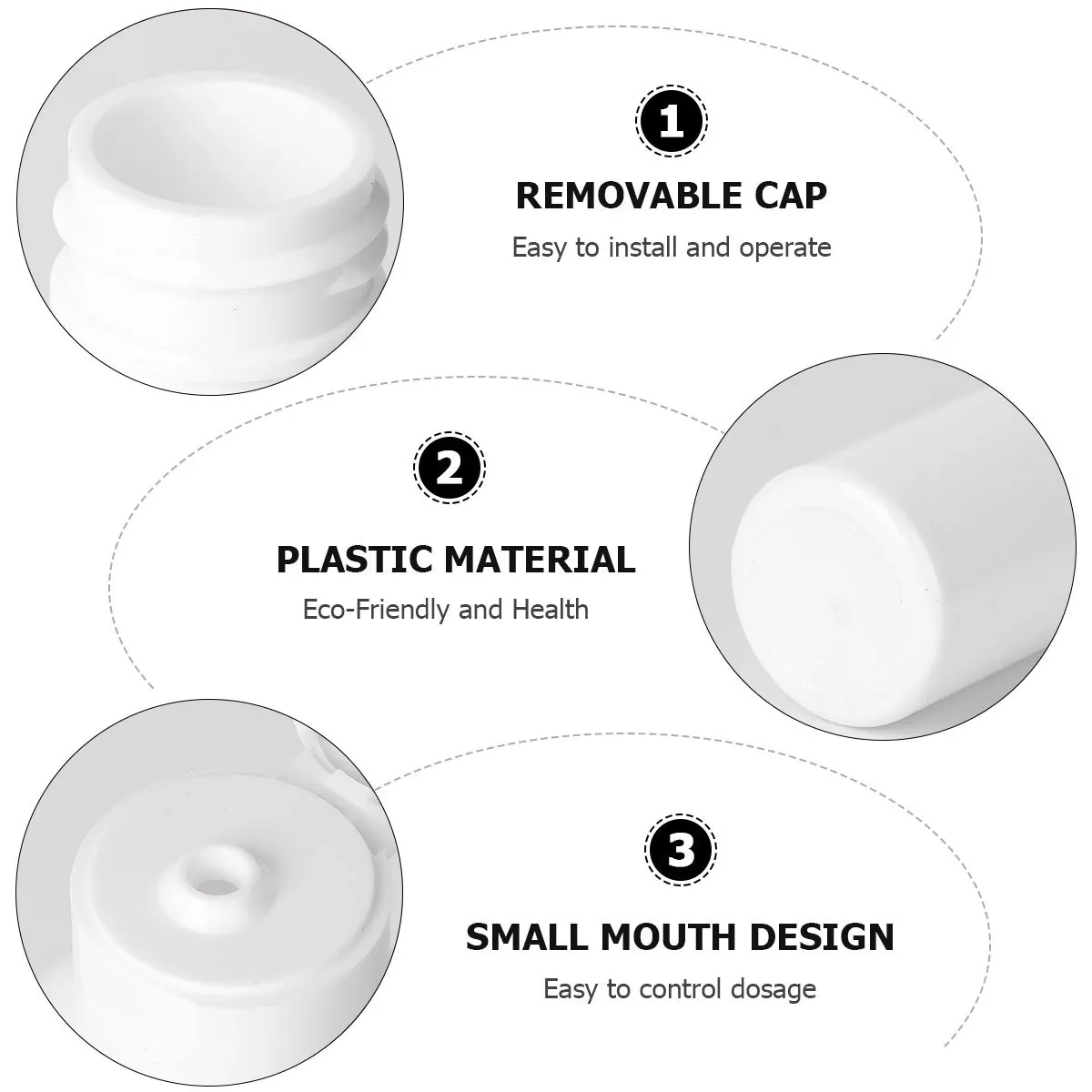 

5Pcs Travel Sub Bottle 200Ml Empty Plastic Cosmetics Storage Container Leak-Proof Lightweight for Shampoo Lotion Simple Portable